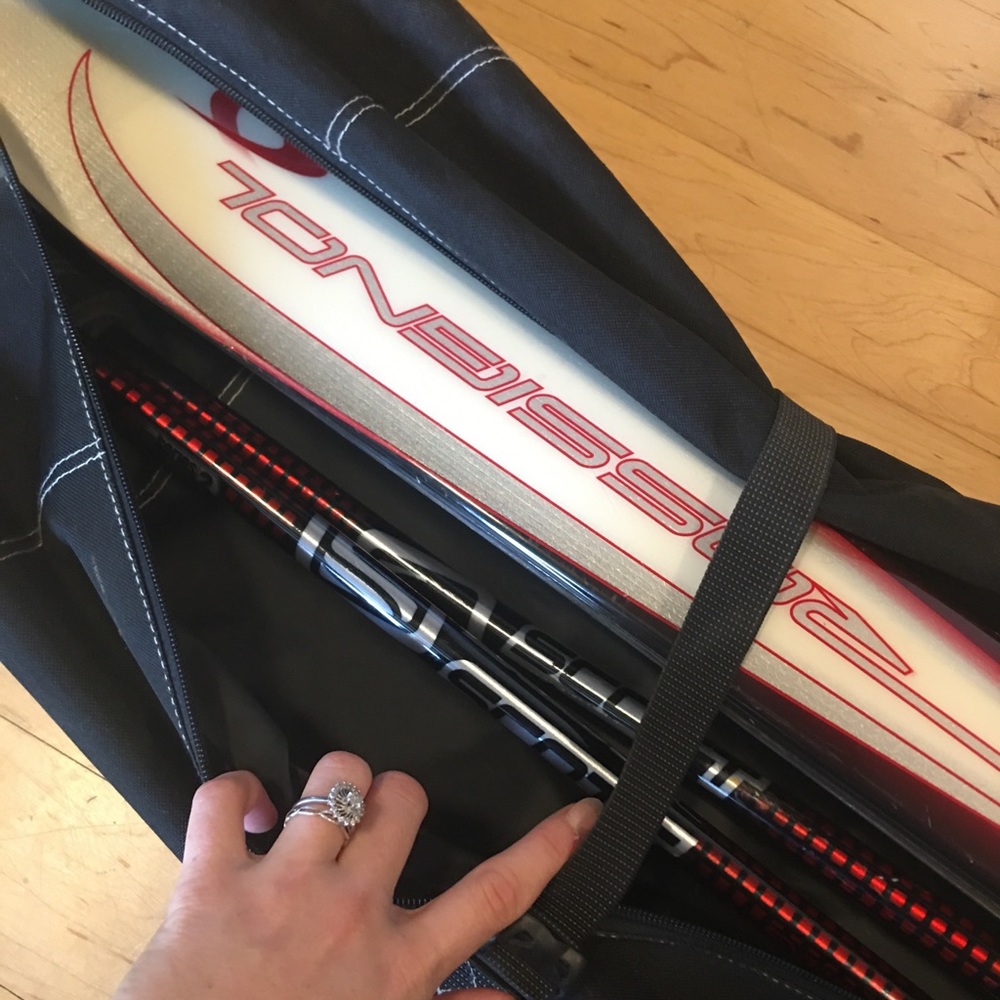 Rossignol Axium skis & Nordica B7 ski boots